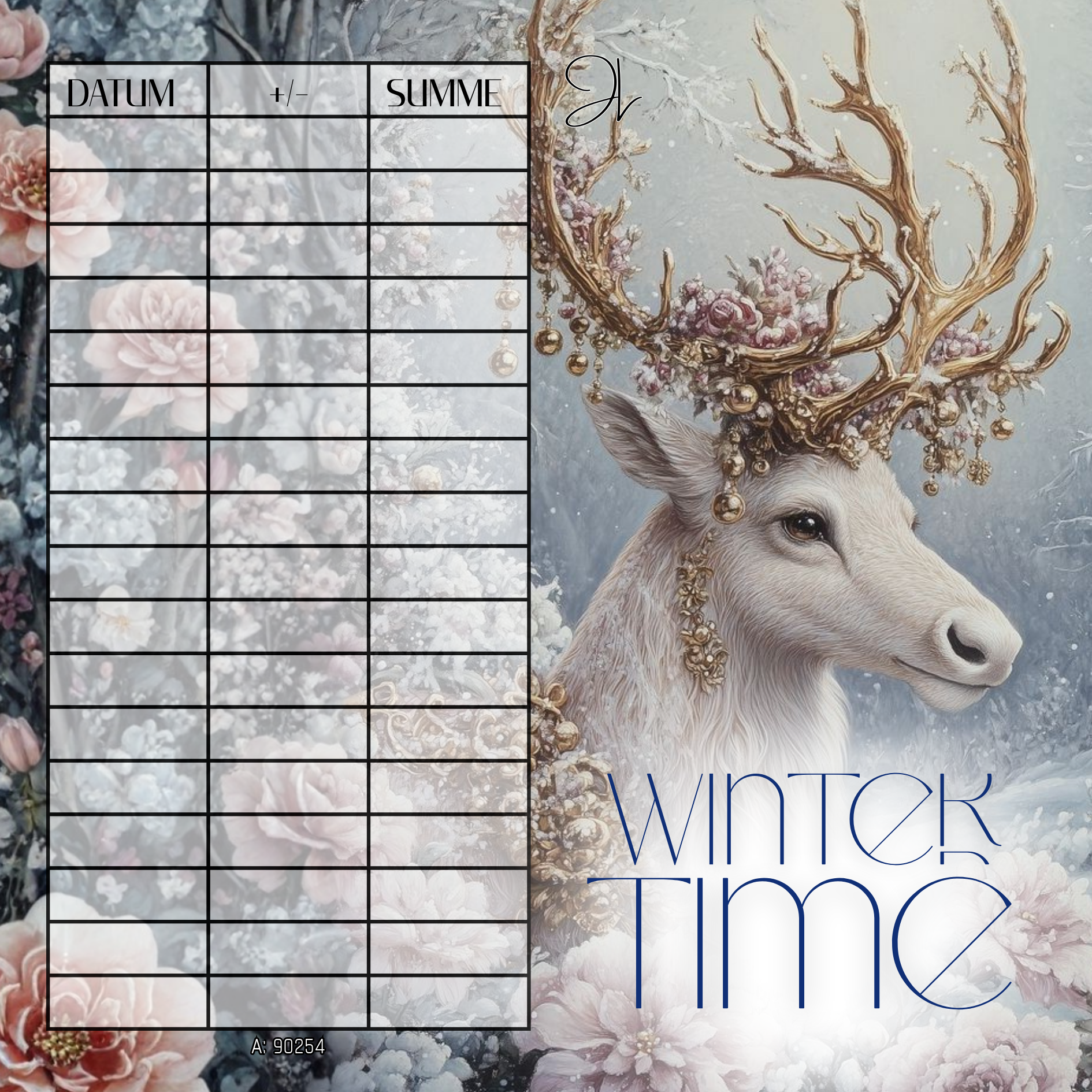 Winter Time Set A6 Adventskalender Türchen Nr. 21