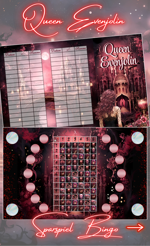 ''Queen Evenjolin Bundle'' Sparspiel Bingo A6