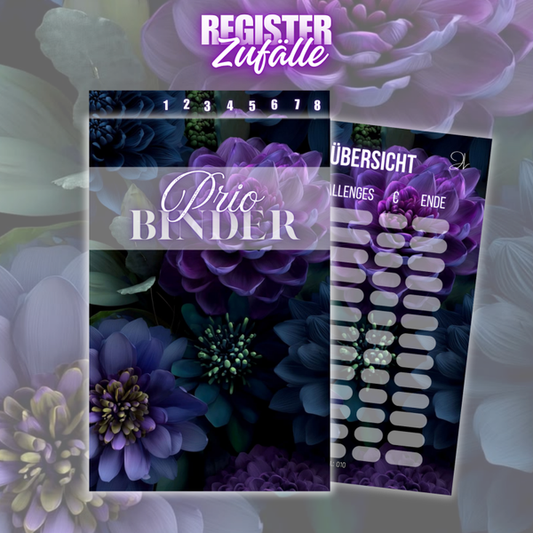 Register "Prio Binder 6er o. 8er in A6