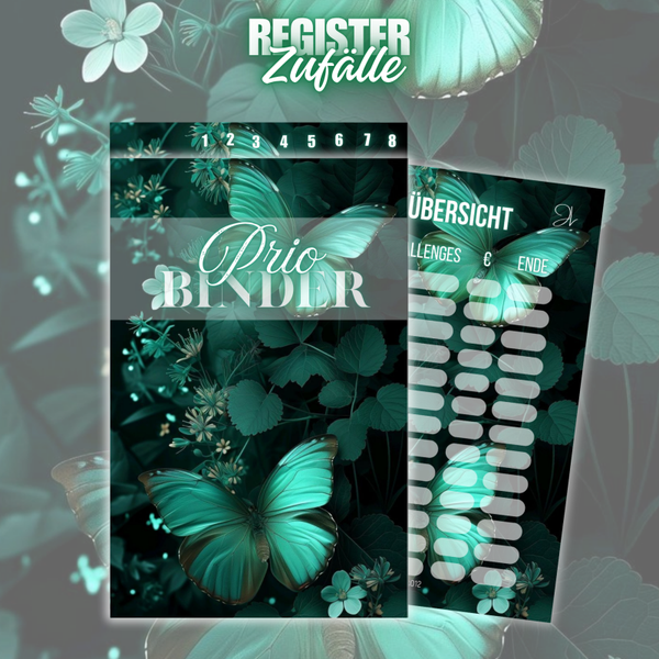 Register "Prio Binder" 6er o. 8er in A6