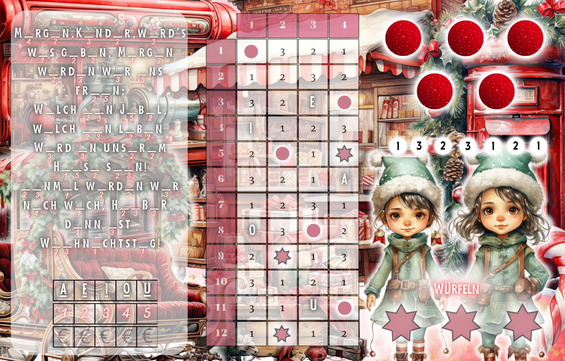 Northpole 3er Klappkarte Adventskalender Türchen Nr. 3