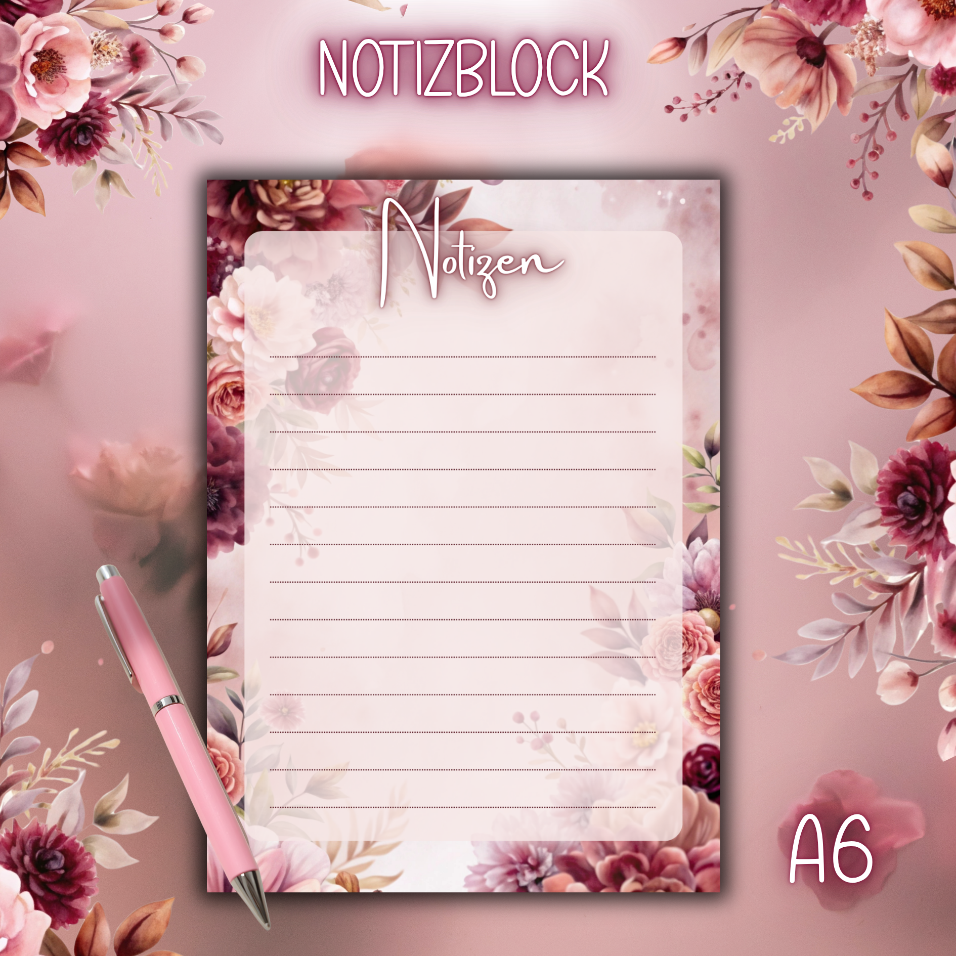 Notizblock A6