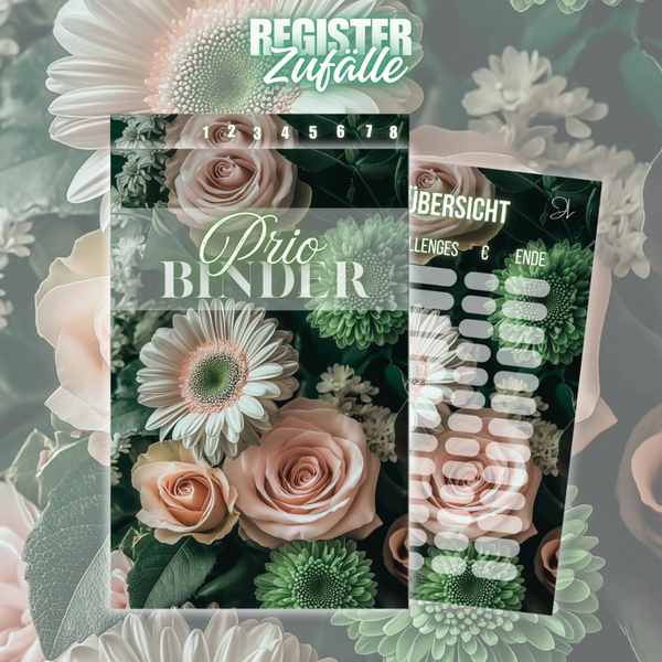 Register " Prio Binder"  6er o. 8er in A6