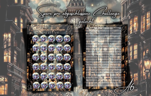 Gelochte Challenge A6 ''Spare pro abgeschlossene Challenge''