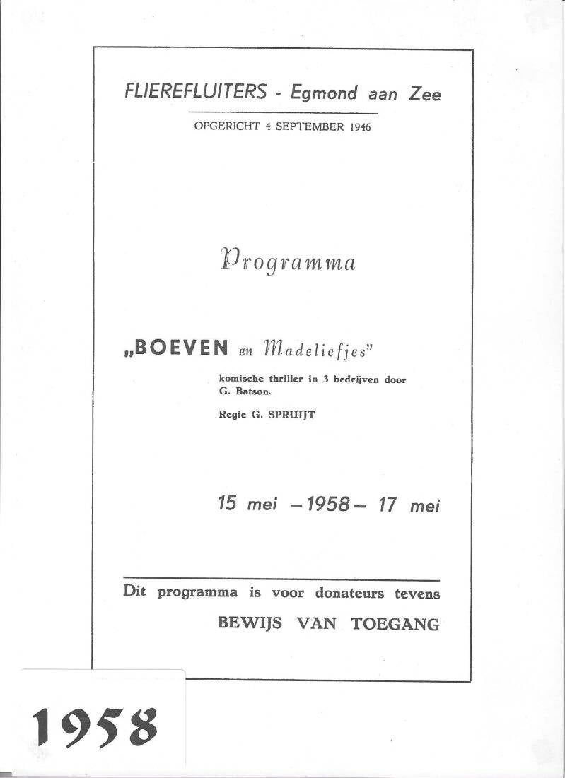 Boeven en Madeliefjes