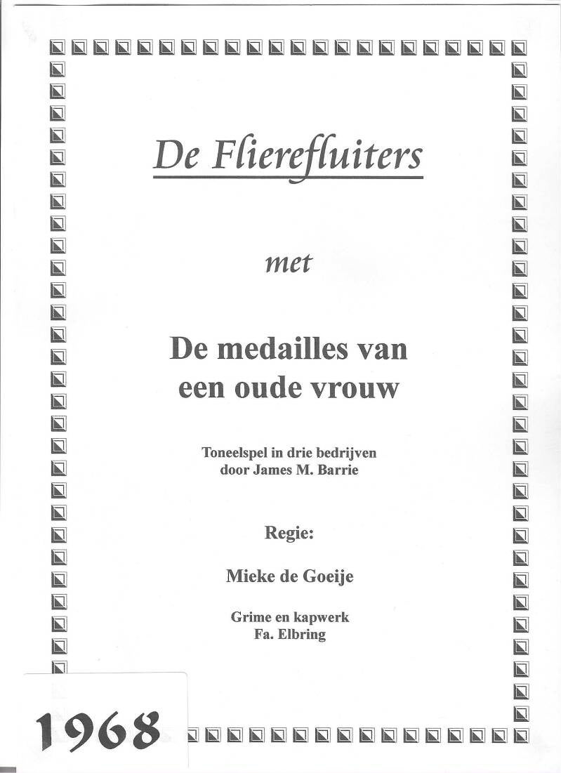 De Medailles van een oude vrouw