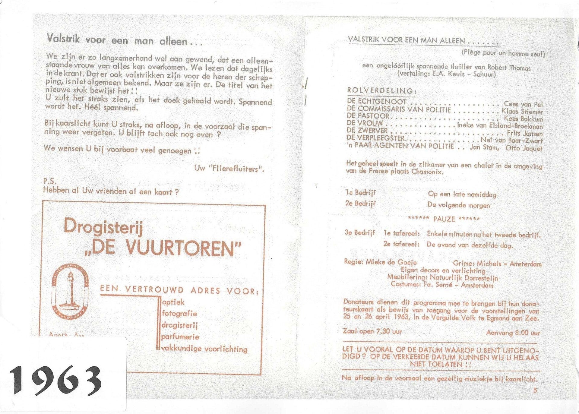 Valstrik voor een man alleen