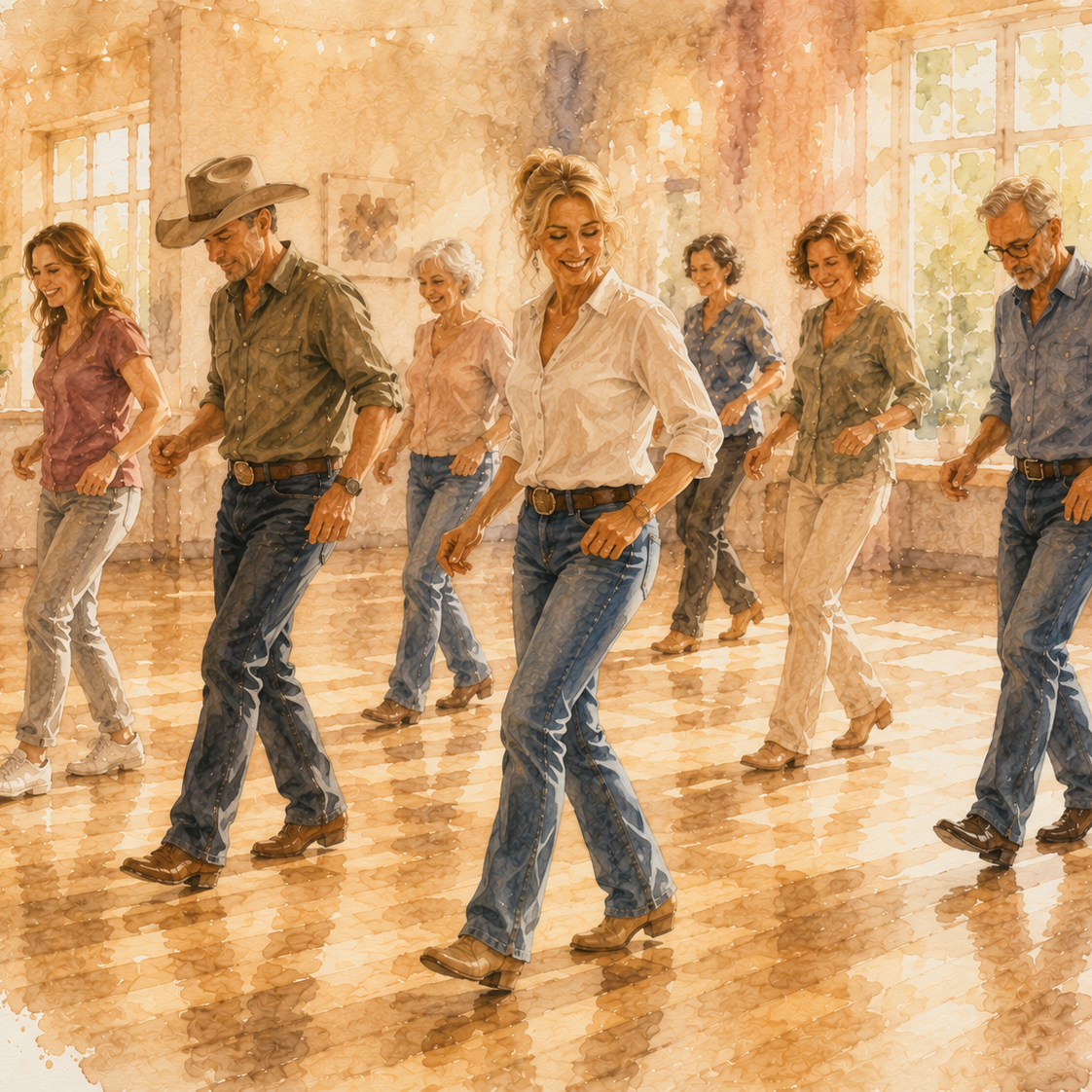 Line Dance in Bad Säckingen: Sonntags 16:00-17:00 Uhr, ab dem 27.09.26