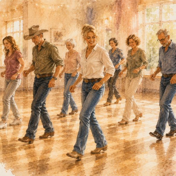 Line Dance Kurse in Höchenschwand: Montags 18:20-19:20 Uhr, ab dem 21.09.26