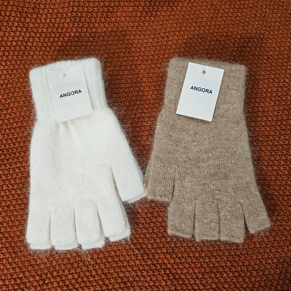 Mitaines marron ou blanc
