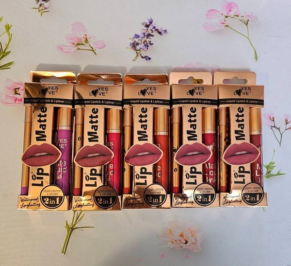 Rouge à lèvres + crayon