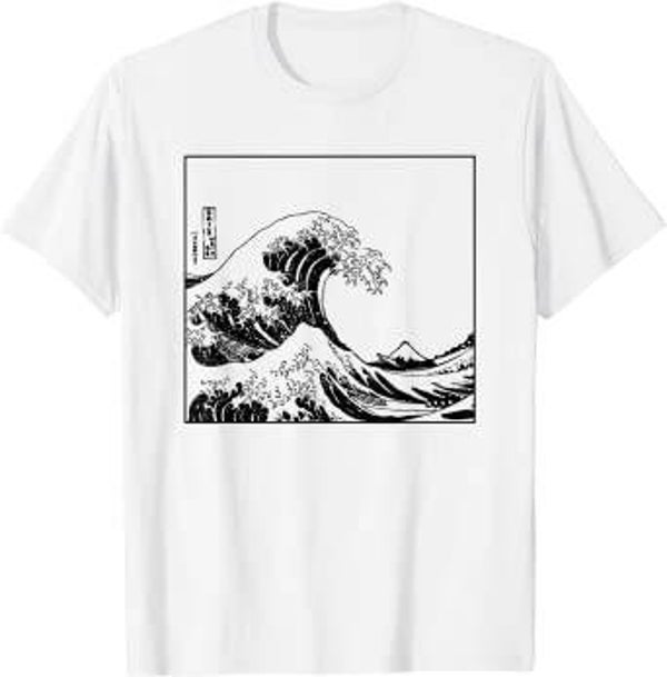 The Great Wave off Kanagawa - Japanese T-Shirt