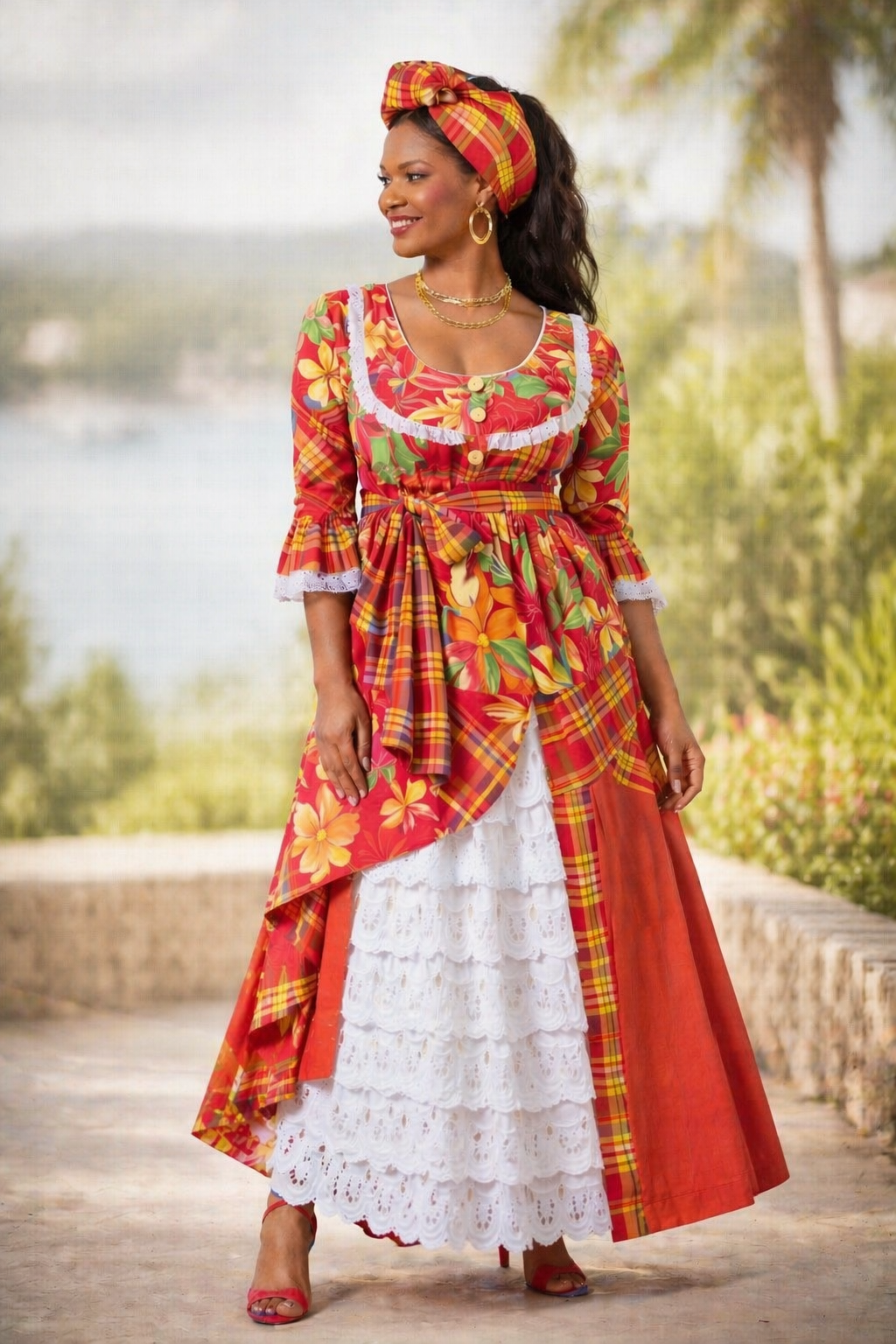 Modèle Opale. Modèle inspiré de la robe à corps ou grande robe (Pas de jupon).
