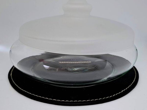 Glazen koekdoos Glasfabriek Leerdam