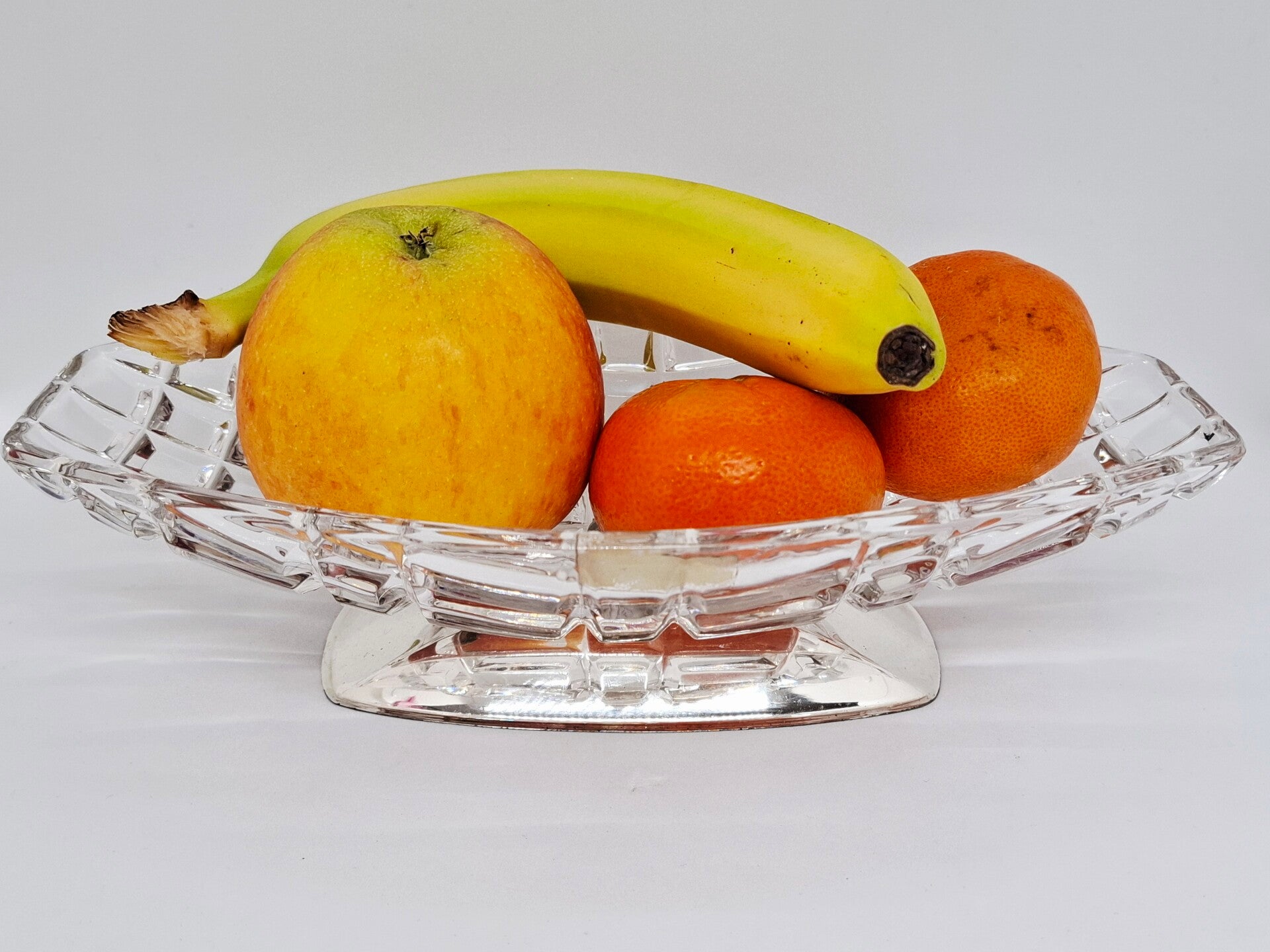 Glazen jaren '50 schaal van de Duitse firma Quist