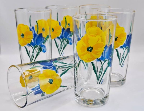 Vintage limonadeglazen 'made in Italy'
