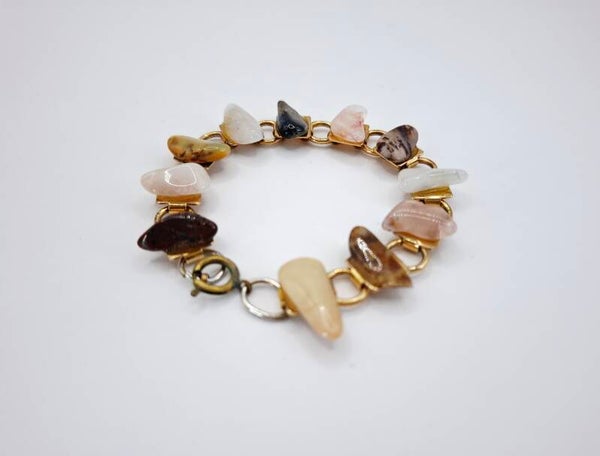 Armband met halfedelstenen