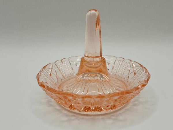 Ringhouder van roze persglas