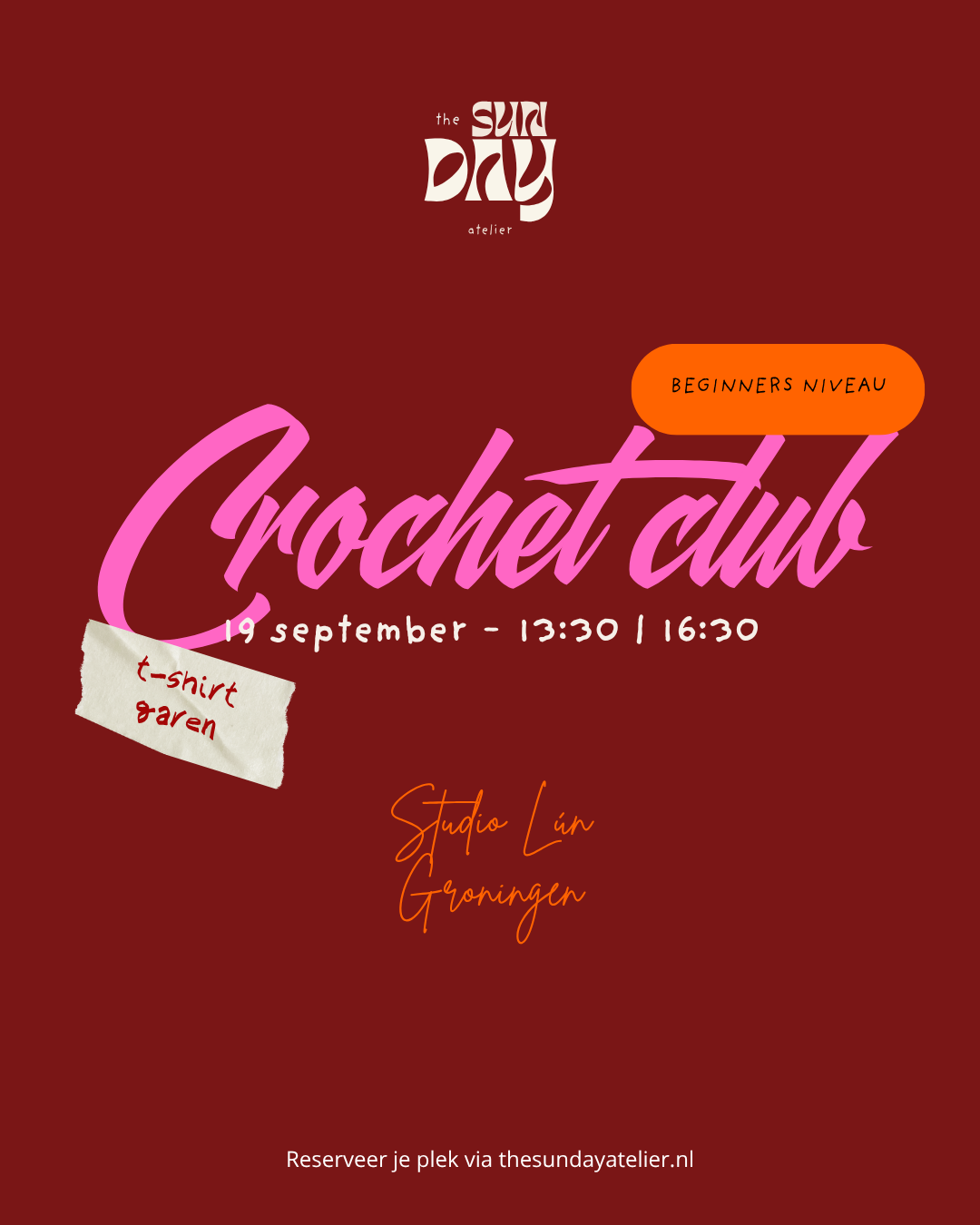 THE CROCHET CLUB - 19 SEPTEMBER GRONINGEN