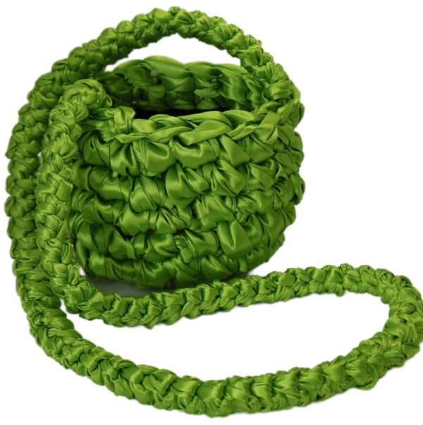 SATIN BUCKET - green