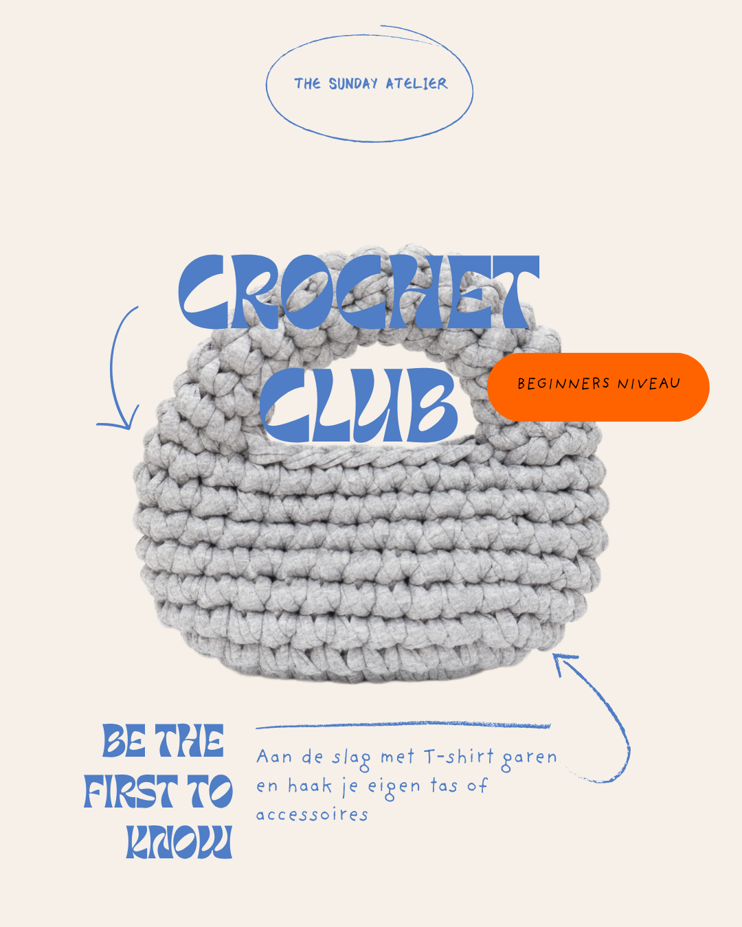 THE CROCHET CLUB - T-SHIRT GAREN