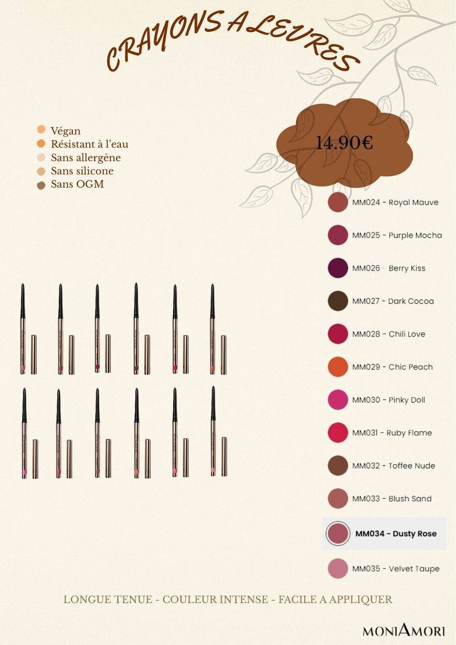 Maquillage - crayons lèvres