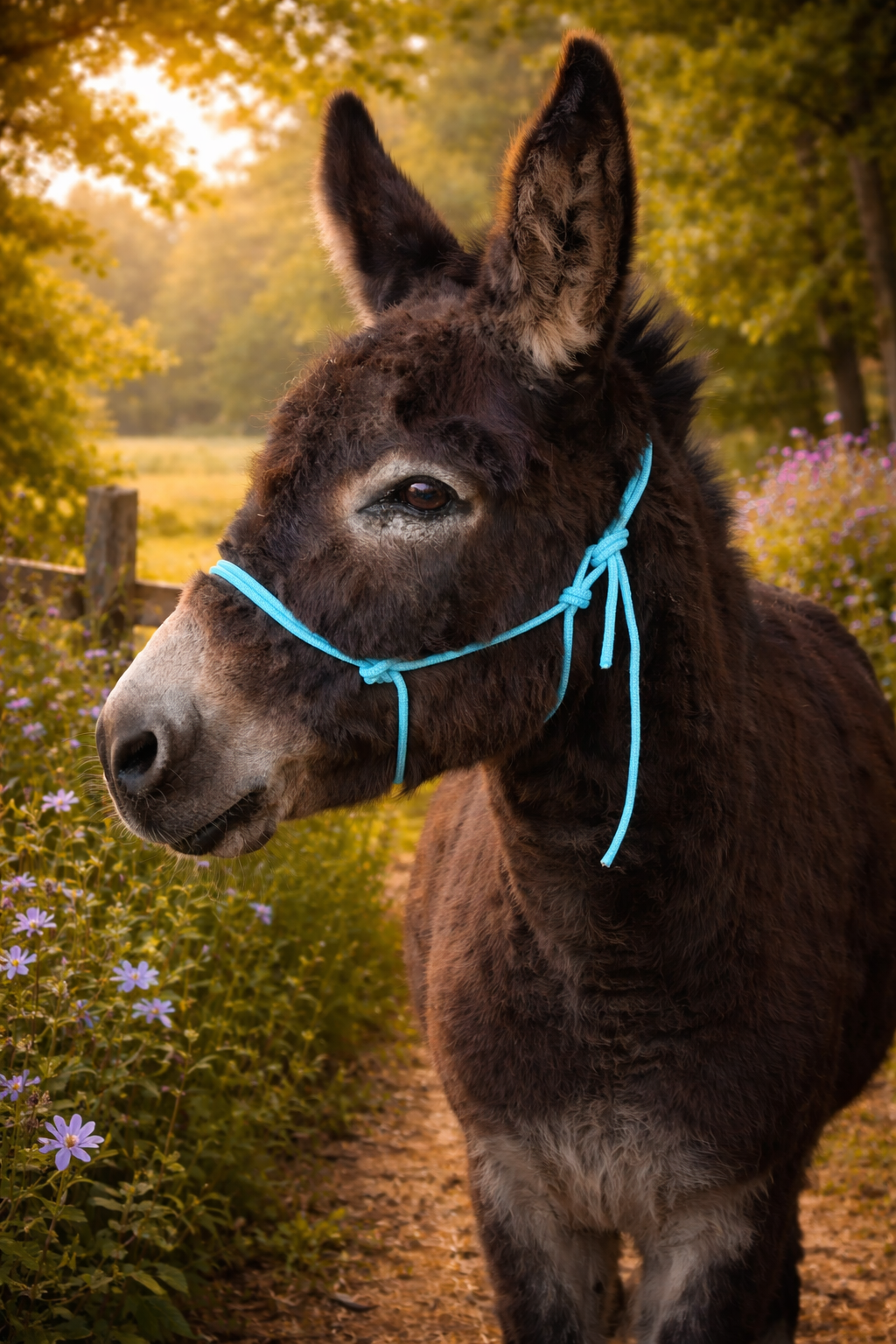 licol ethologique bleu