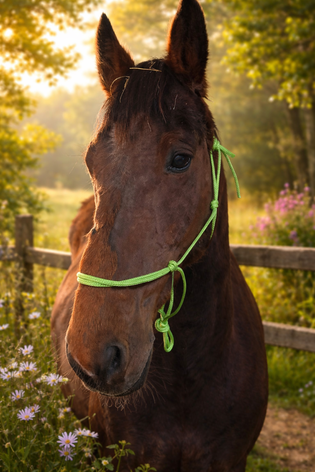 licol ethologique vert