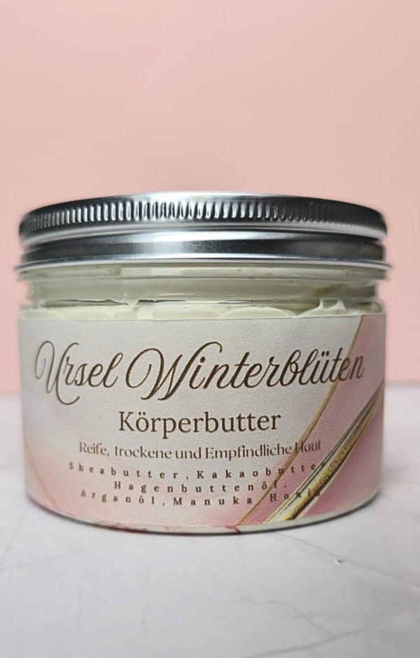 URSEL WINTEBLÜTEN – Handgemachte Körperbutter mit Calendula, Wildrose & Manuka-Honig