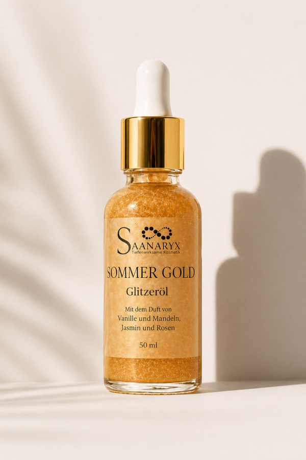 SOMMER GOLD– GLITZERÖL FÜR STRAHLENDE HAUT