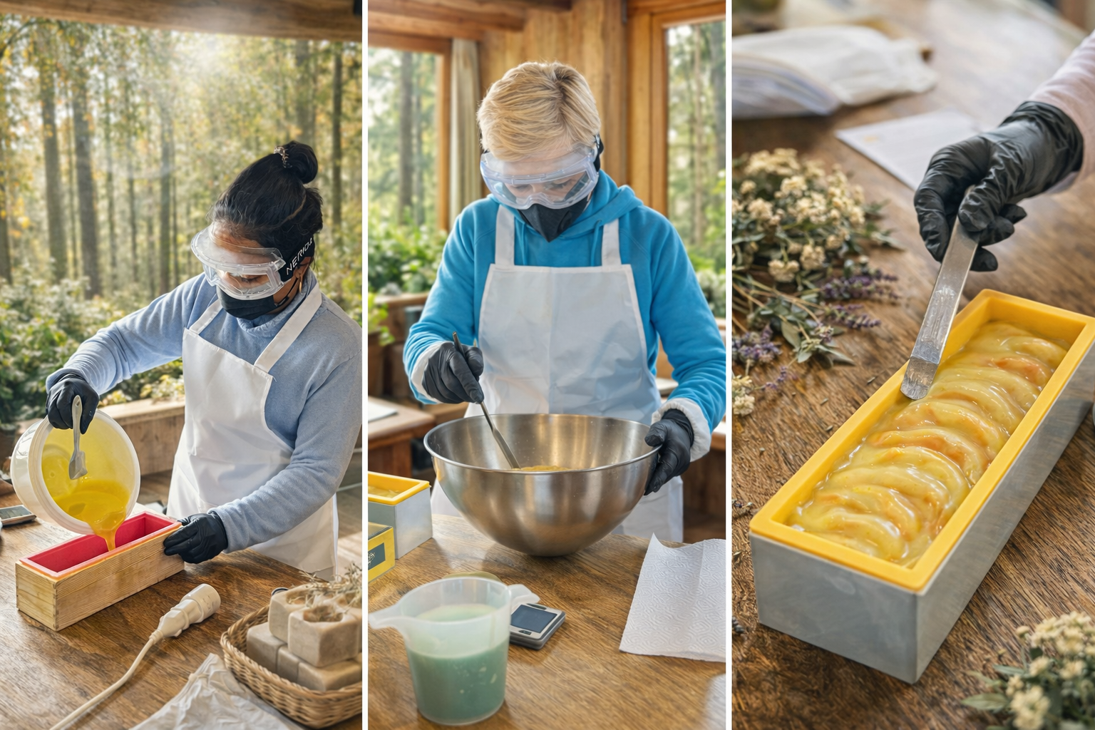 Workshop handgemachte Seife