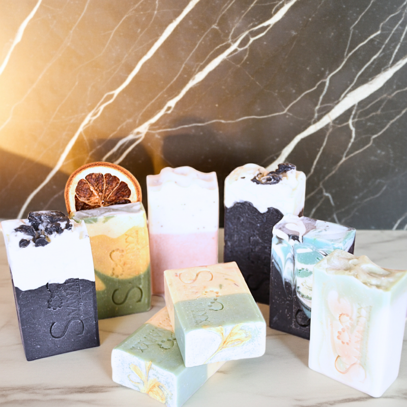 Handgemachte Naturseifen Geschenkbox aus der Schweiz
