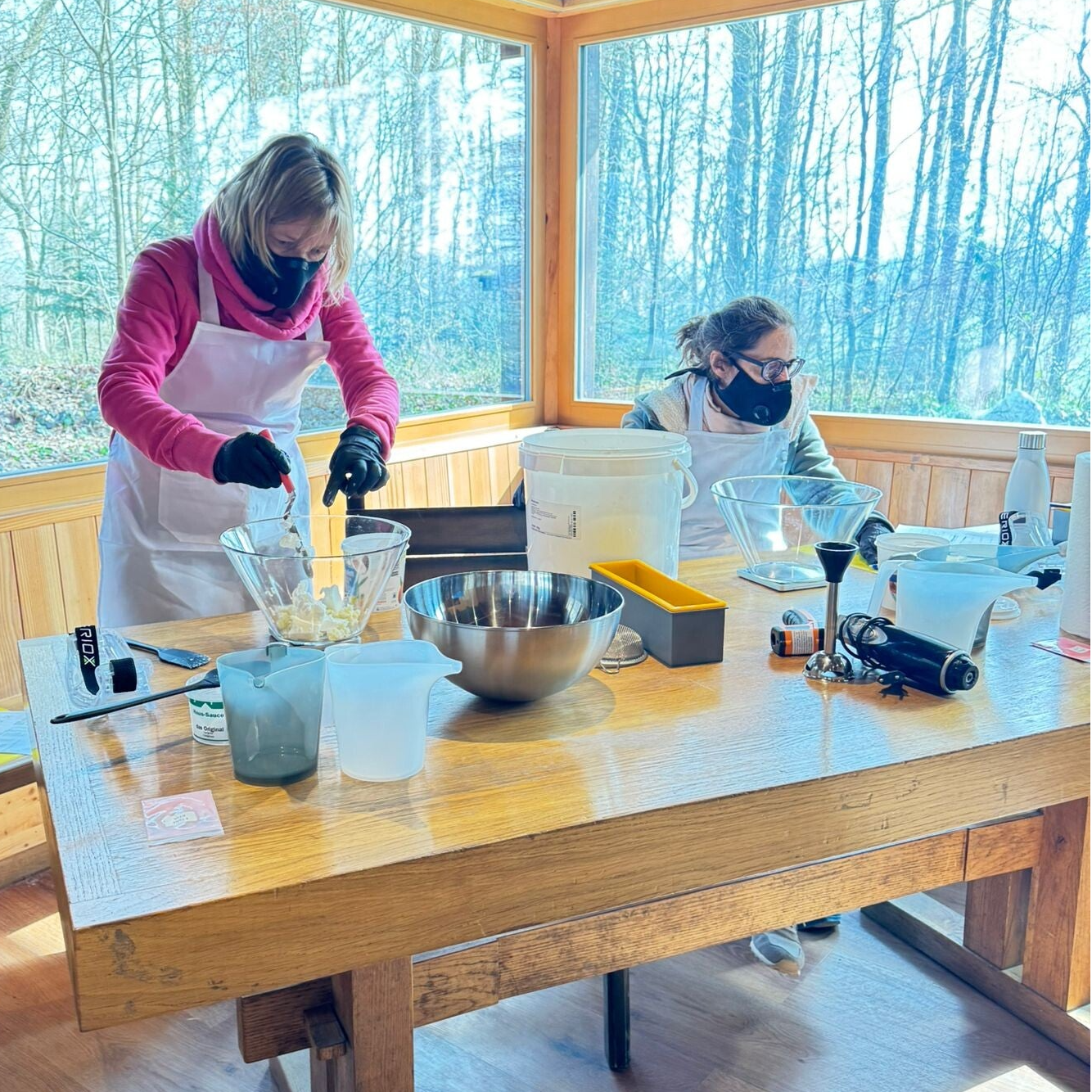 Workshop handgemachte Seifen