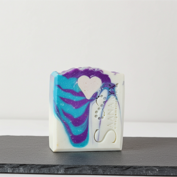 Purpurne Silva Seife