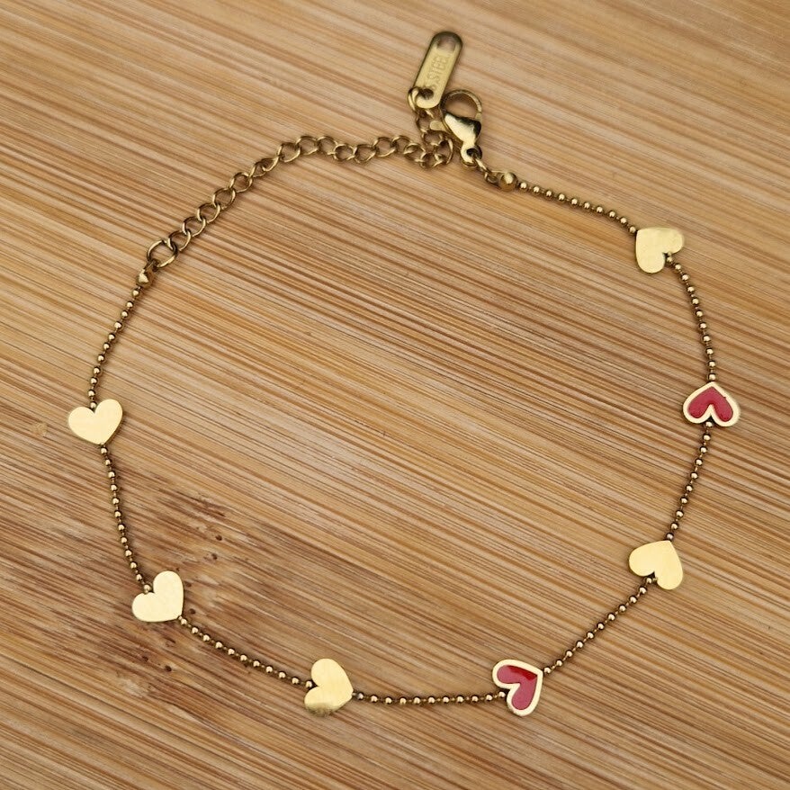 Armband "Red Heart"