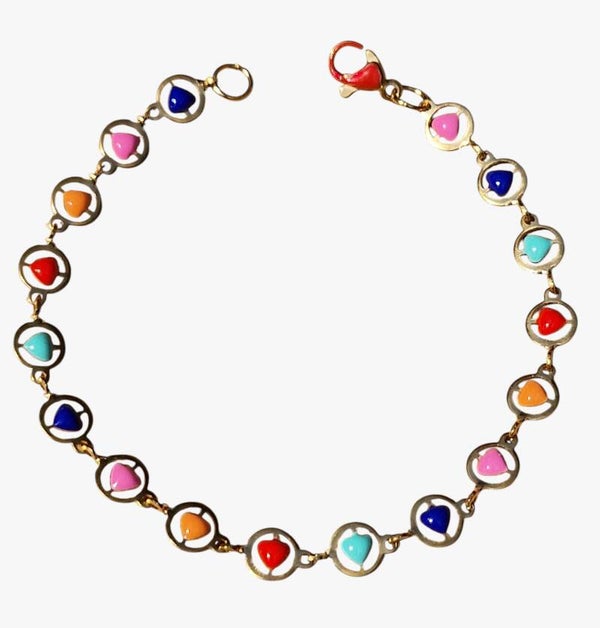 Armband "Colored Heart"