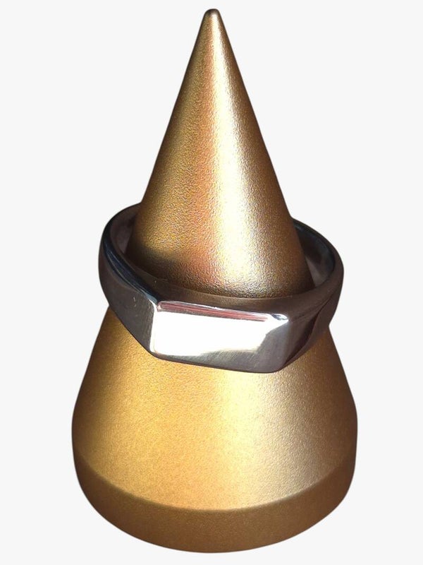 Zilveren heren zegelring "Aurum"