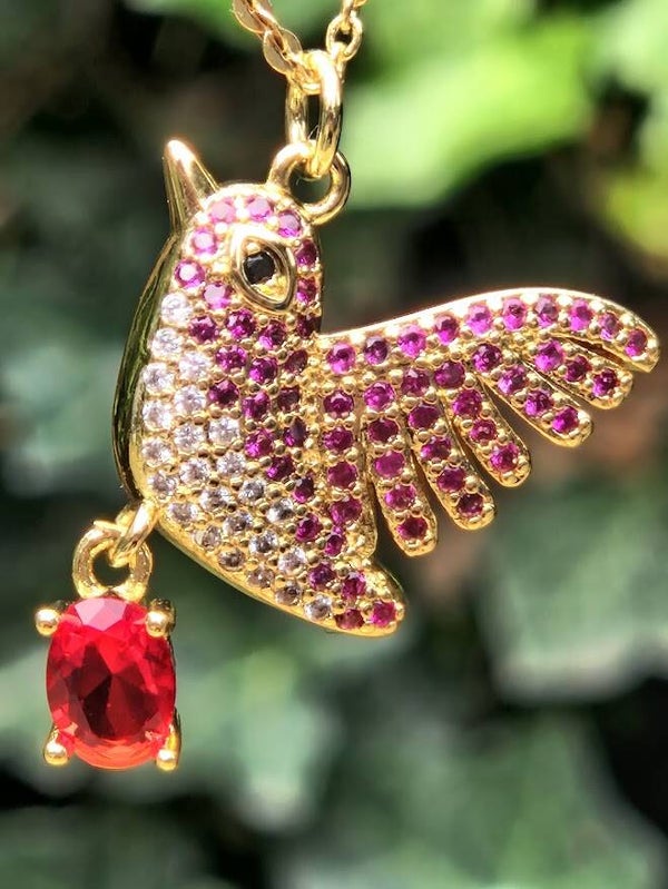 Bedel "Bird red stone"