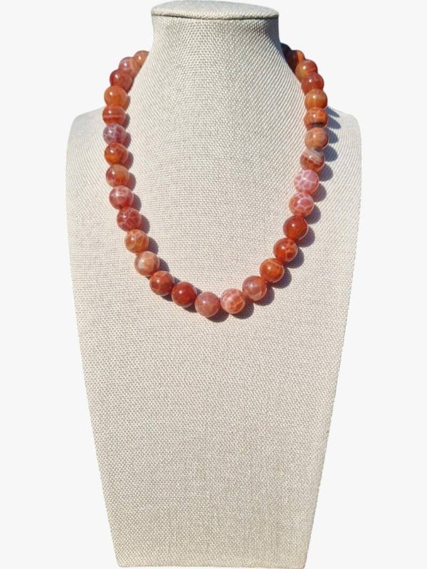 Ketting "Crab Agaat"