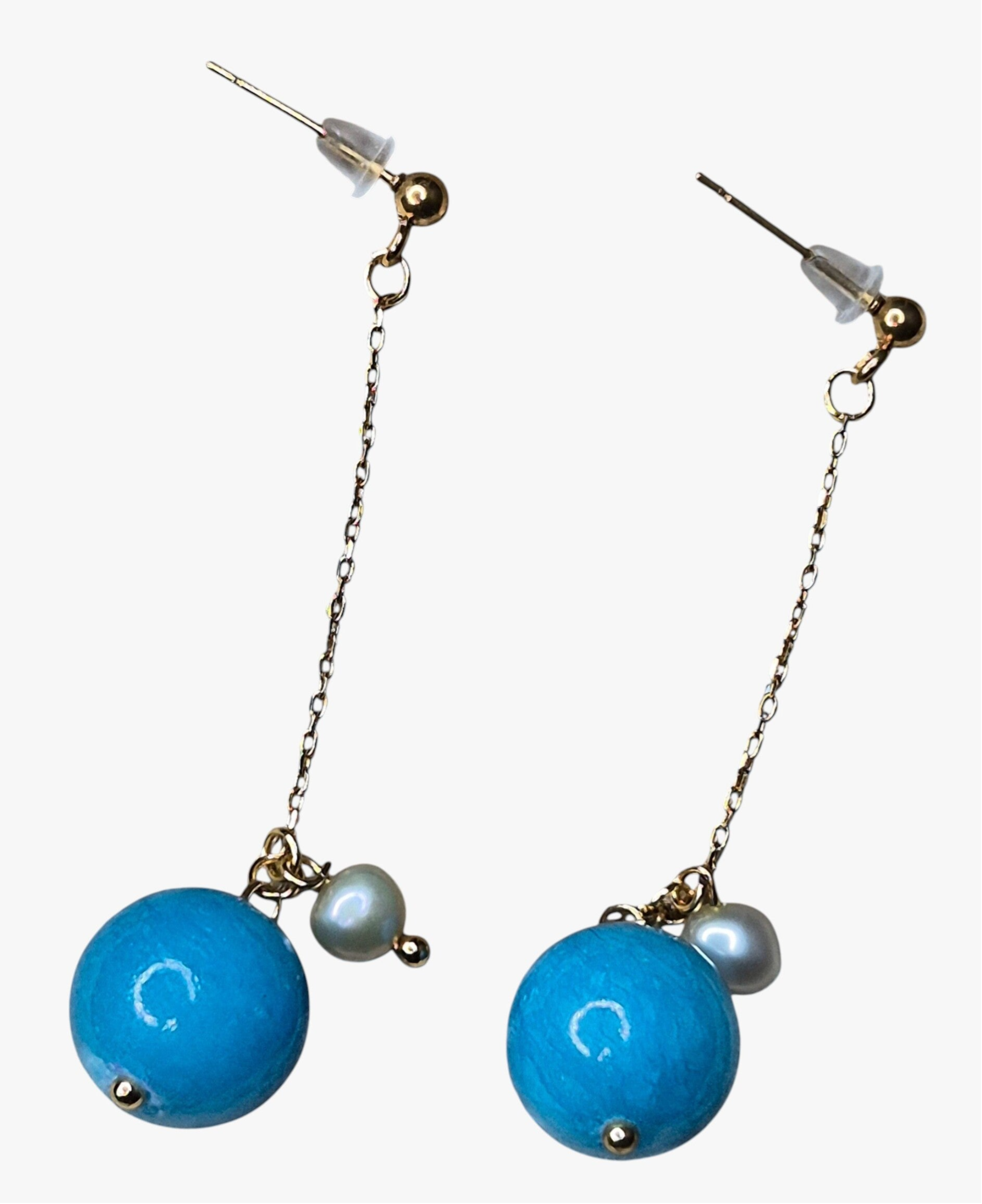 Oorbellen "Blue Jade"