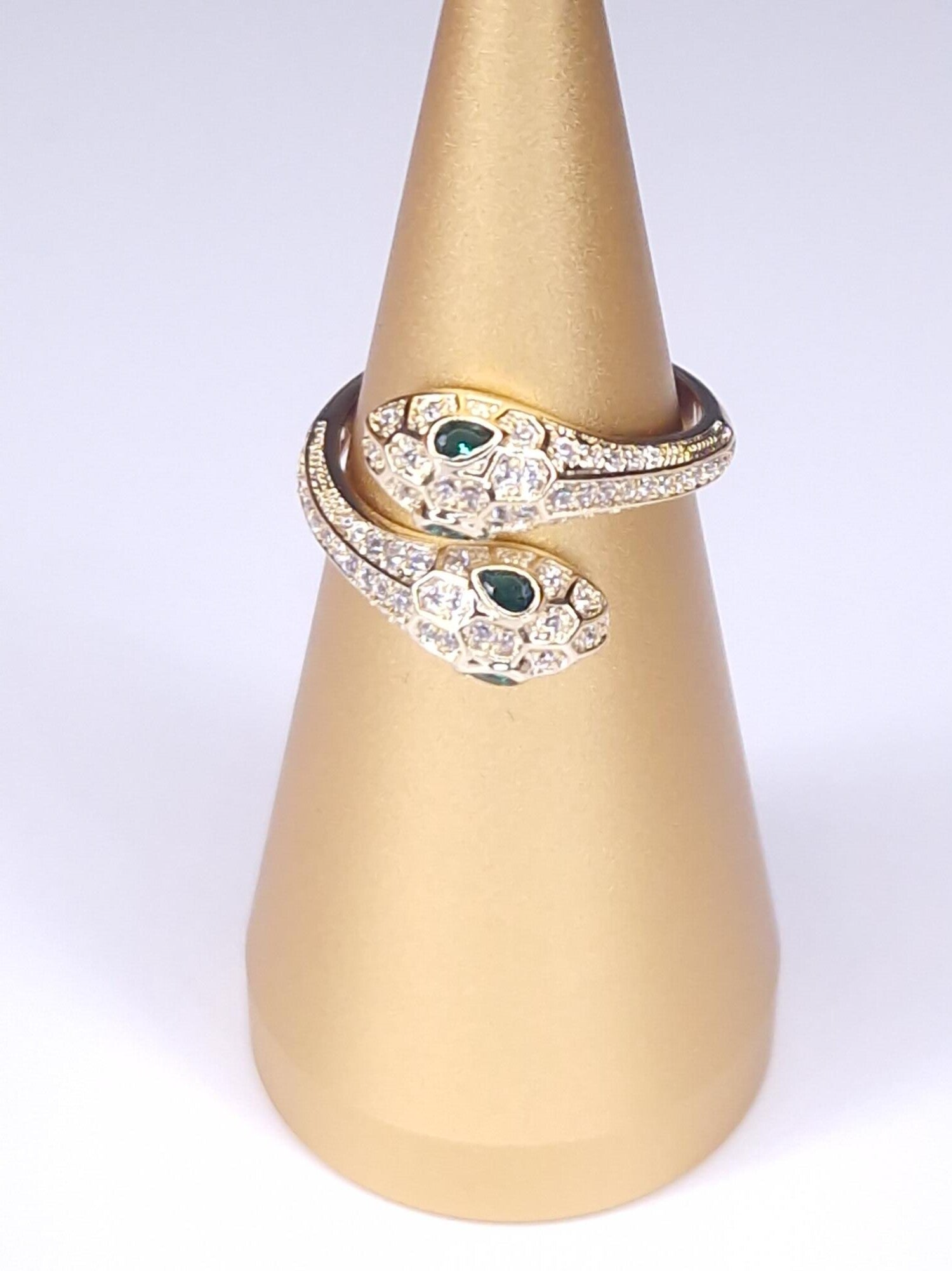 Ring ""Snake Greeneye"