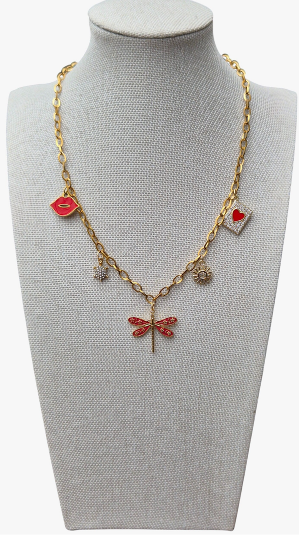 Ketting "Sweet Red"     NEW!