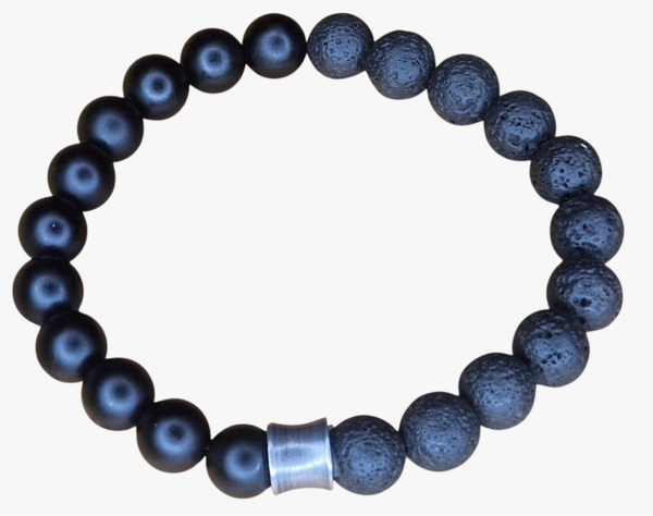 Armband Natural Stone Black