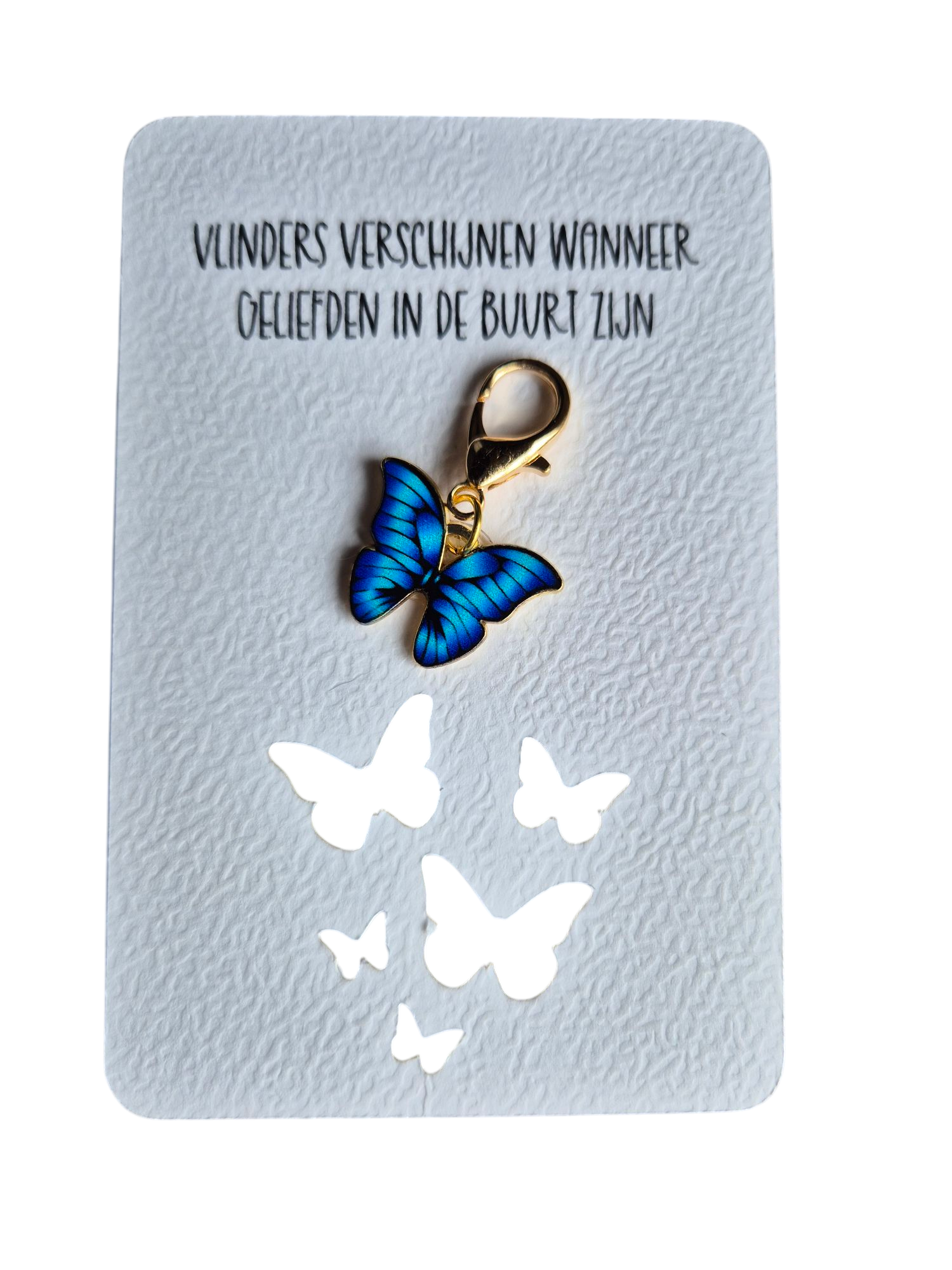 Kaartje "Blue Butterfly"