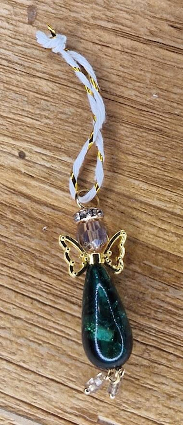 Kersthanger "green angel"