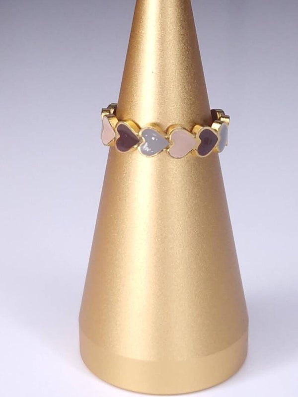 Ring "colored hearts"
