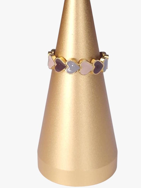 Ring "colored hearts"