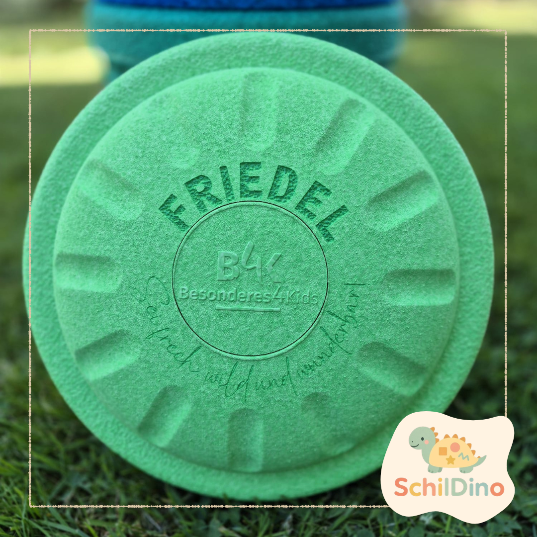 Personalisierter FunStone Balancierstein mit Name – kompatibel mit Stapelstein® | Made in Germany, personalisiert in Österreich