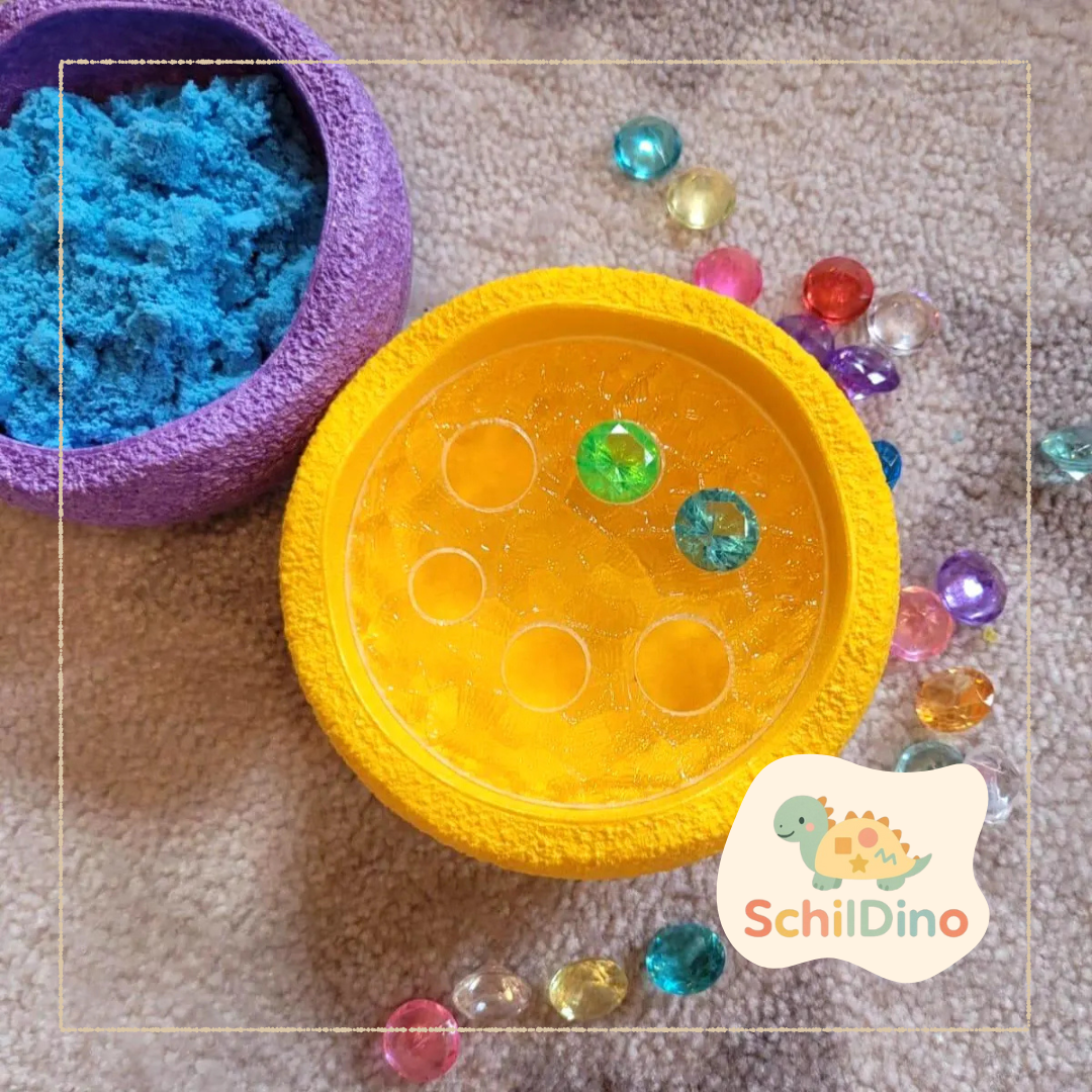 Aktivitätsplatte Mini Stapelstein, Balanciersteine, Feinmotorik, Montessori, zur motorischen Förderung, Murmel Bahn, Mini Sand Platte Sieb