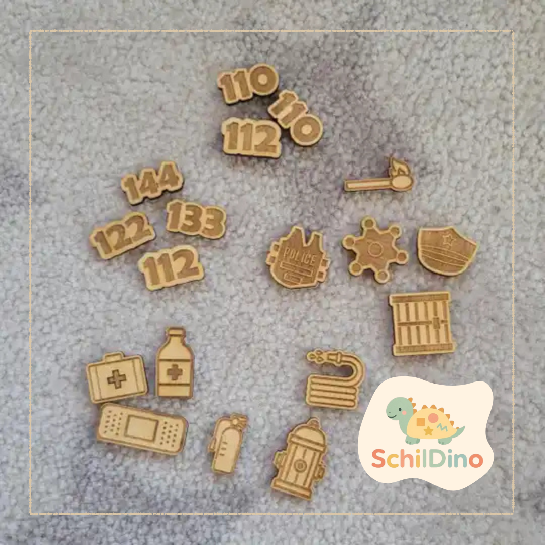 Zubehör Einsatzkäfte Platte I Zubehör für Stapelsteine I Aktivitätsplatte I Balanciersteine I Feinmotorik I Montessori I zur motorischen Förderung,